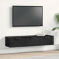 Mueble de pared con cajón Roble Negro 102 x 30 x 20 cm