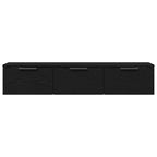 Mueble de pared con cajón Roble Negro 102 x 30 x 20 cm