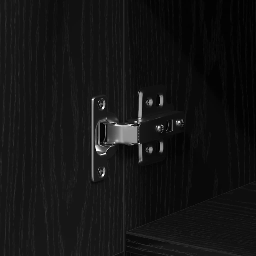 Escritorio Roble Negro 100 x 50 x 75 cm Madera de ingeniería