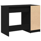 Escritorio Roble Negro 100 x 50 x 75 cm Madera de ingeniería
