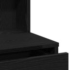 Mesa Tocador Roble Negro 60 x 40 x 140 cm Madera de ingeniería