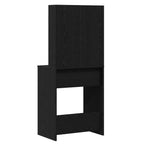 Mesa Tocador Roble Negro 60 x 40 x 140 cm Madera de ingeniería