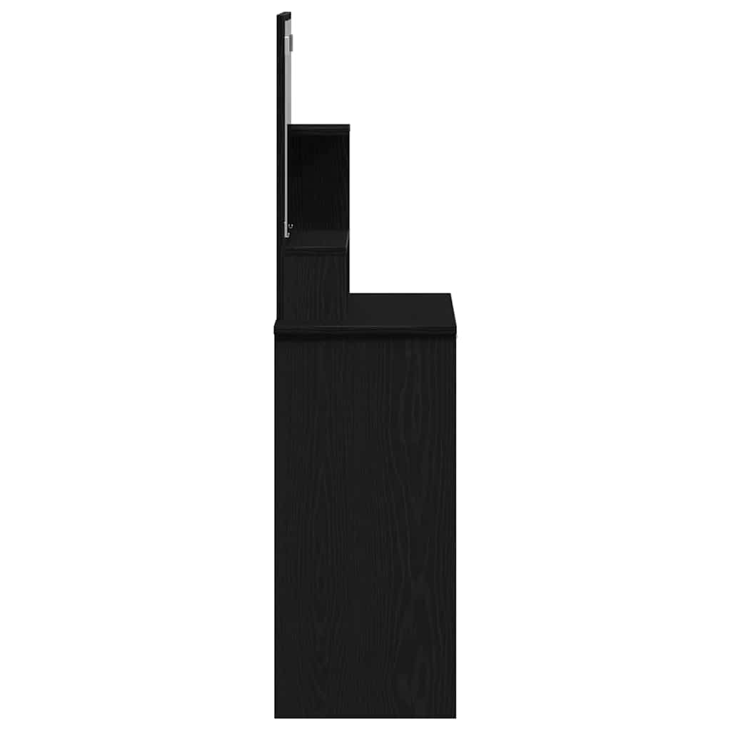 Mesa de tocador con cajón Roble Negro 86,5 x 35 x 136 cm