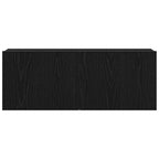Gabinete de TV 2 pcs Roble Negro 80 x 30 x 30 cm