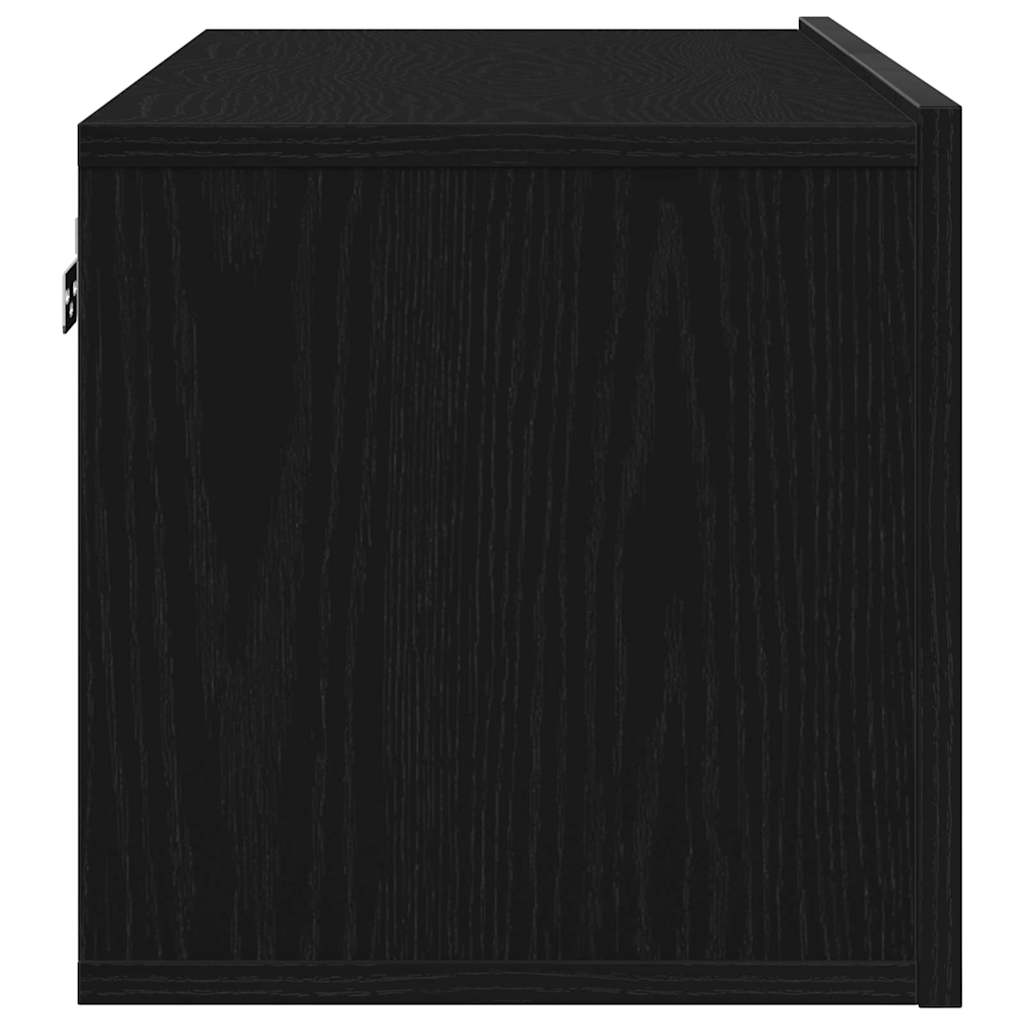 Gabinete de TV 2 pcs Roble Negro 80 x 30 x 30 cm