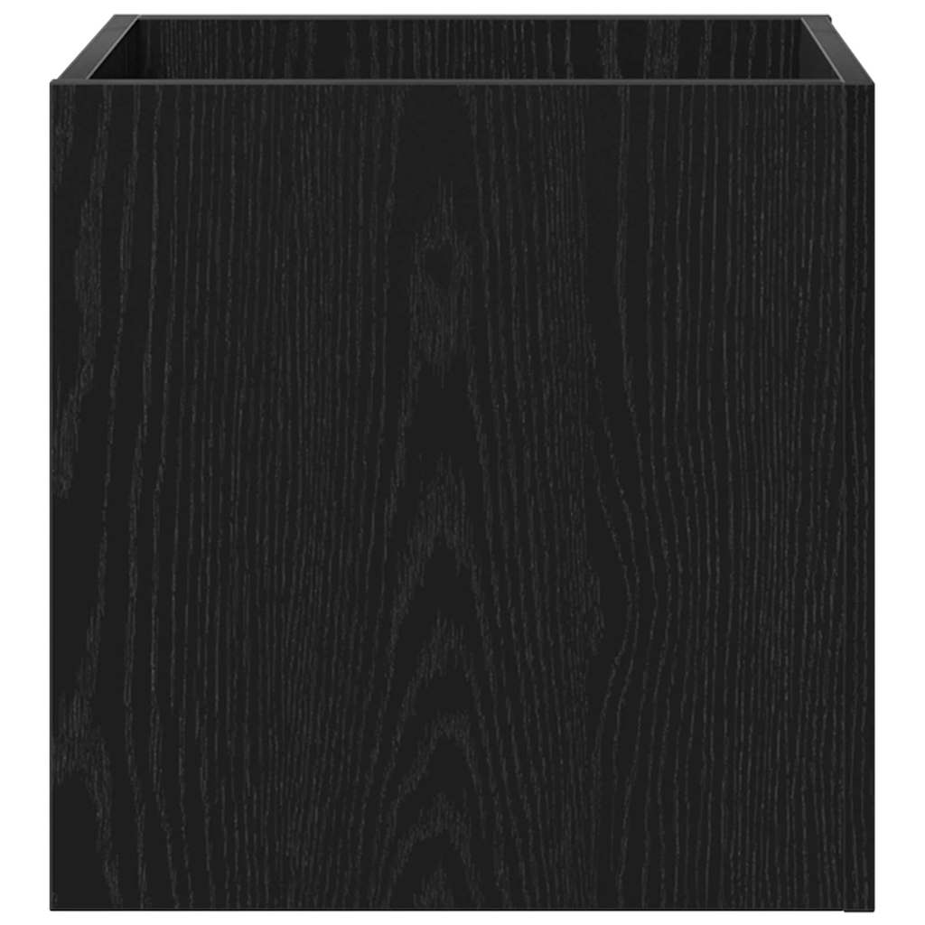 Caja de Macetas Roble Negro 40 x 40 x 40 cm