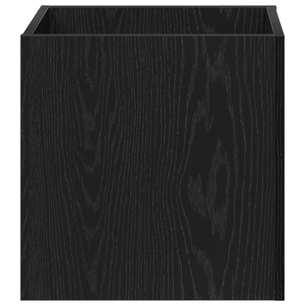 Caja de Macetas Roble Negro 40 x 40 x 40 cm