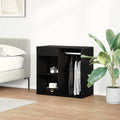Gabinete de Cosméticos con cajón Roble Negro 80 x 40 x 75 cm