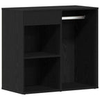 Gabinete de Cosméticos con cajón Roble Negro 80 x 40 x 75 cm
