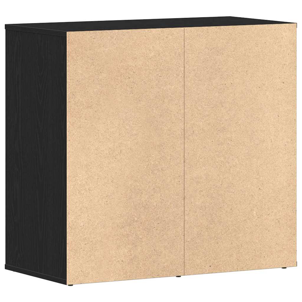 Gabinete de Cosméticos con cajón Roble Negro 80 x 40 x 75 cm
