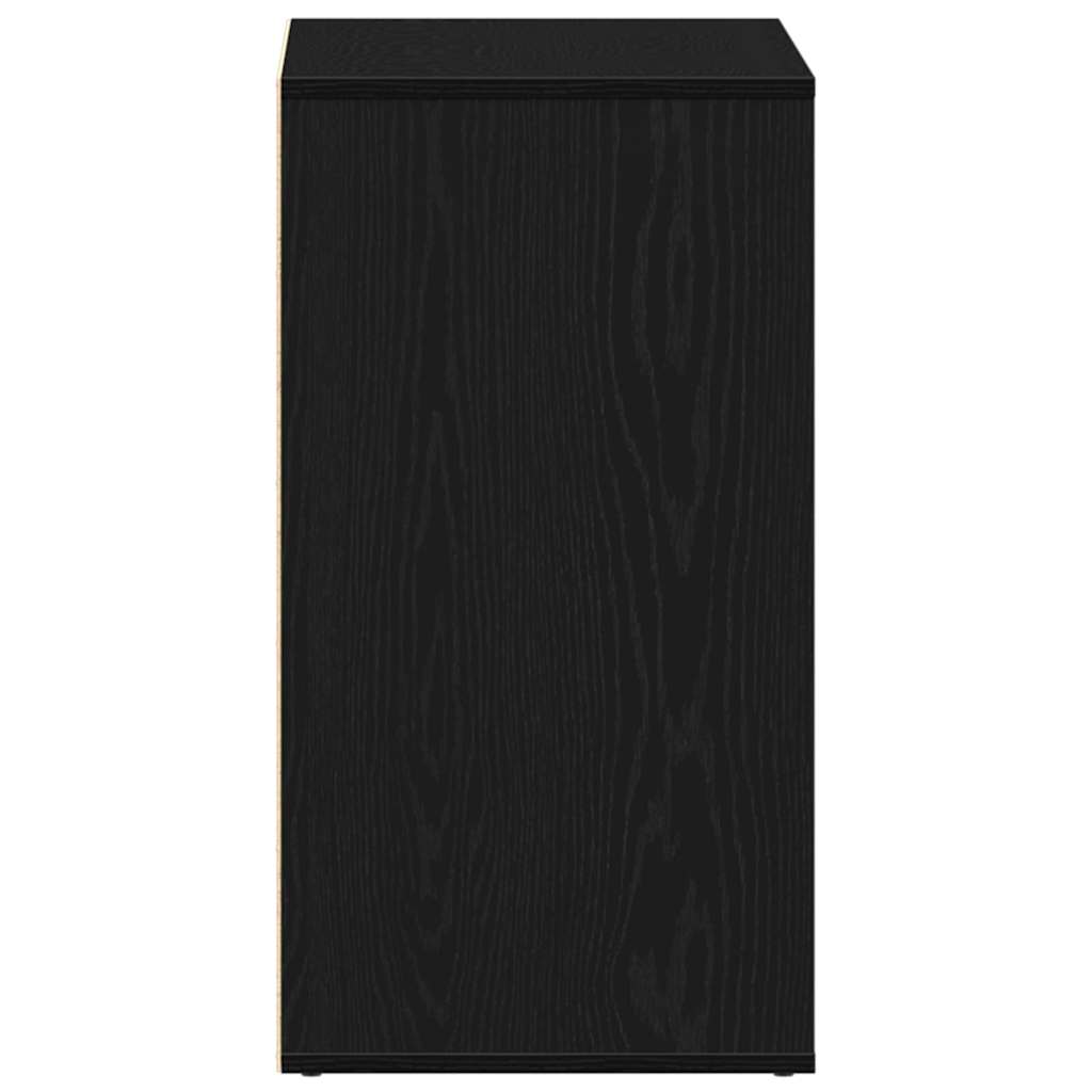 Gabinete de Cosméticos con cajón Roble Negro 80 x 40 x 75 cm