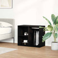 Gabinete de Cosméticos con estante Roble Negro 80 x 40 x 65 cm