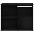 Gabinete de Cosméticos con estante Roble Negro 80 x 40 x 65 cm