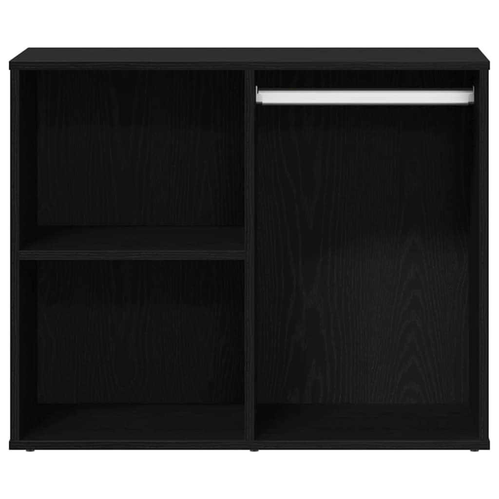 Gabinete de Cosméticos con estante Roble Negro 80 x 40 x 65 cm