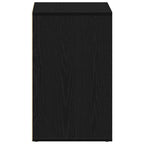 Gabinete de Cosméticos con estante Roble Negro 80 x 40 x 65 cm