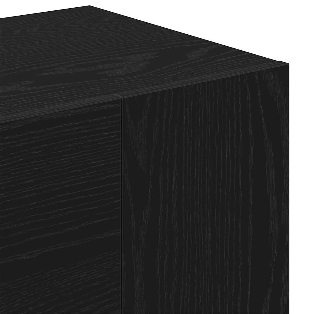 Gabinete de pasillo con estante Roble Negro 97,5 x 37 x 99 cm