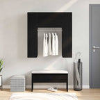 Gabinete de pasillo con estante Roble Negro 97,5 x 37 x 99 cm