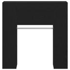 Gabinete de pasillo con estante Roble Negro 97,5 x 37 x 99 cm