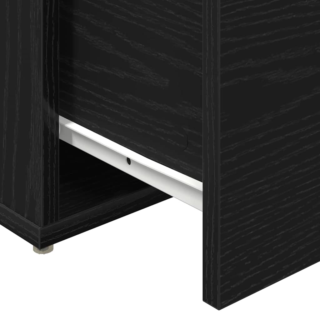 Cajonera Roble Negro 40,5 x 40 x 40 cm Madera contrachapada