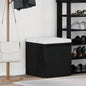 Black Oak Chest of Drawers 40.5 x 40 x 40 cm Plywood
