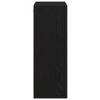 Armario de pared colgante Roble Negro 69,5 x 32,5 x 90 cm