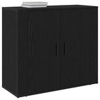 Vitrina Roble Negro 80 x 33 x 70 cm Madera contrachapada