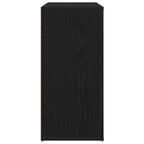 Vitrina Roble Negro 80 x 33 x 70 cm Madera contrachapada