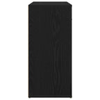 Vitrina Roble Negro 80 x 33 x 70 cm Madera contrachapada