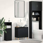 Bathroom Vanity Unit Black Oak 58 x 33 x 60 cm
