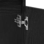 Gabinete de Lavabo para Baño Roble Negro 58 x 33 x 60 cm