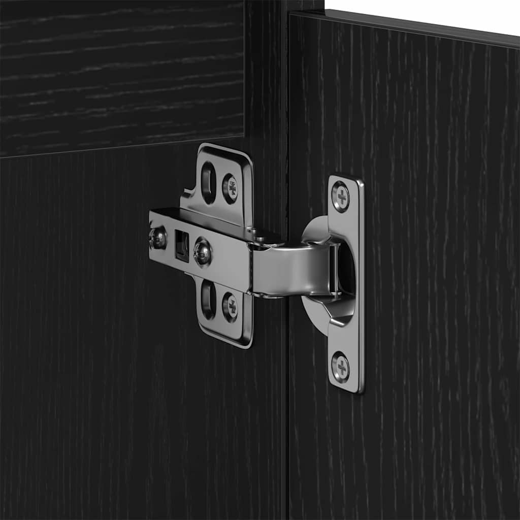 Gabinete de Baño con cajón Roble Negro 65 x 33 x 60 cm