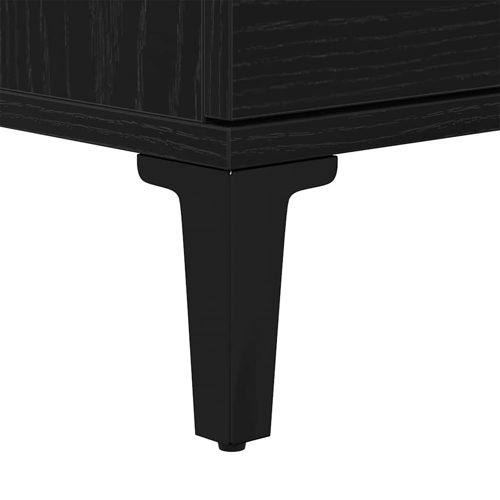 Gabinete de Baño con cajón Roble Negro 65 x 33 x 60 cm