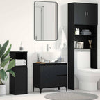 Gabinete de Baño con cajón Roble Negro 65 x 33 x 60 cm