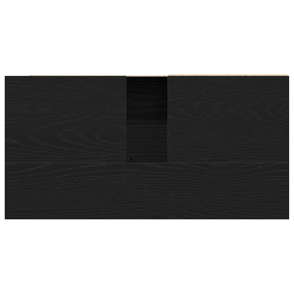 Gabinete de Baño con cajón Roble Negro 65 x 33 x 60 cm