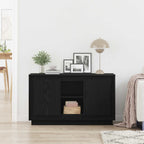 Vitrina Roble Negro 102 x 35 x 60 cm Madera contrachapada