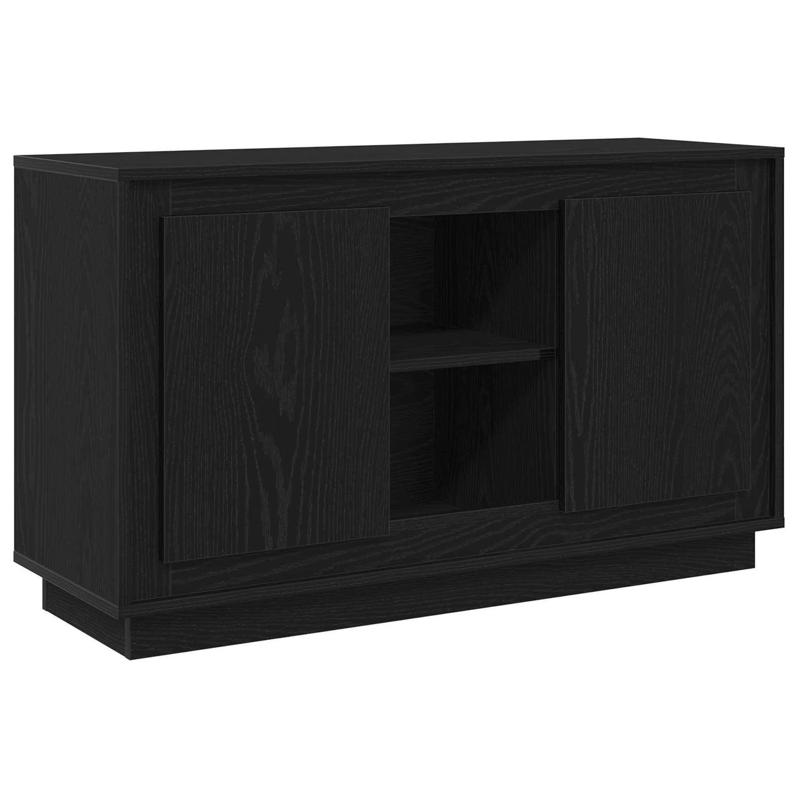 Vitrina Roble Negro 102 x 35 x 60 cm Madera contrachapada