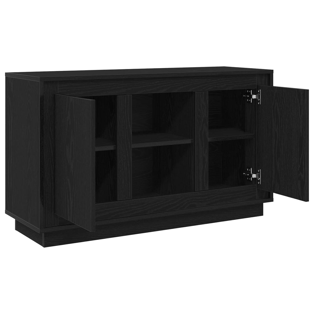 Vitrina Roble Negro 102 x 35 x 60 cm Madera contrachapada