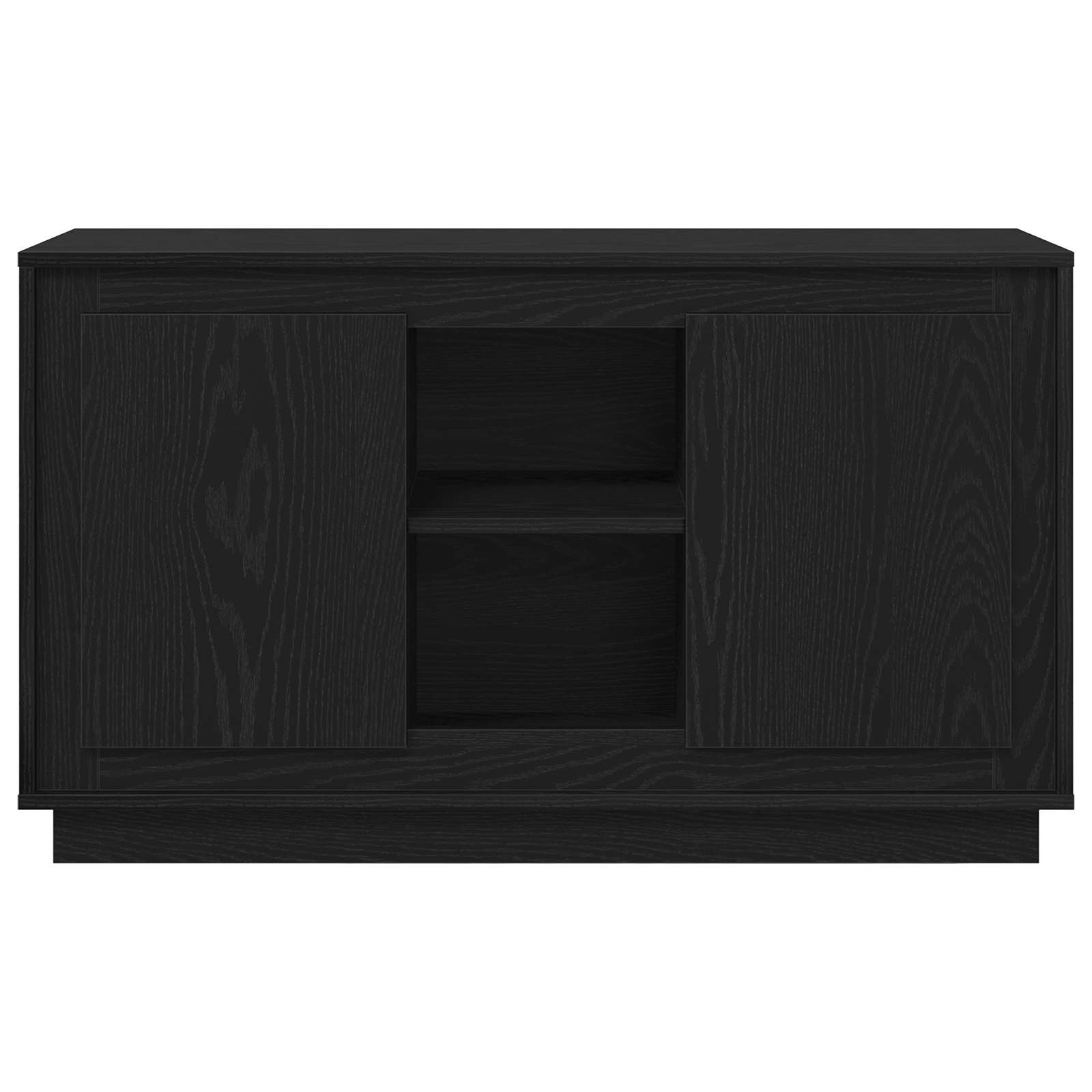 Vitrina Roble Negro 102 x 35 x 60 cm Madera contrachapada