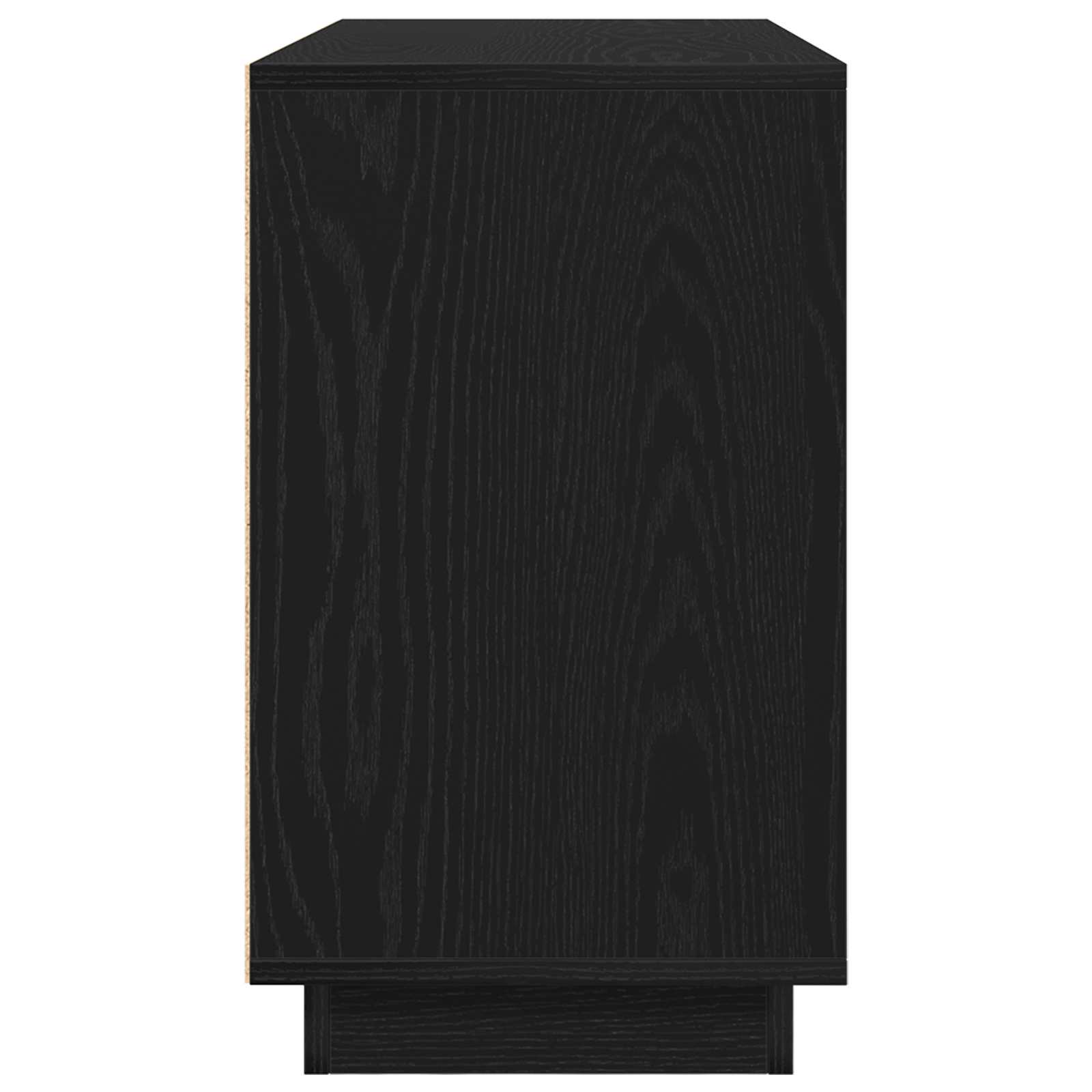 Vitrina Roble Negro 102 x 35 x 60 cm Madera contrachapada