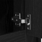 Vitrina Roble Negro 102 x 35 x 55 cm Madera contrachapada