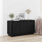 Vitrina Roble Negro 102 x 35 x 55 cm Madera contrachapada
