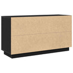 Vitrina Roble Negro 102 x 35 x 55 cm Madera contrachapada