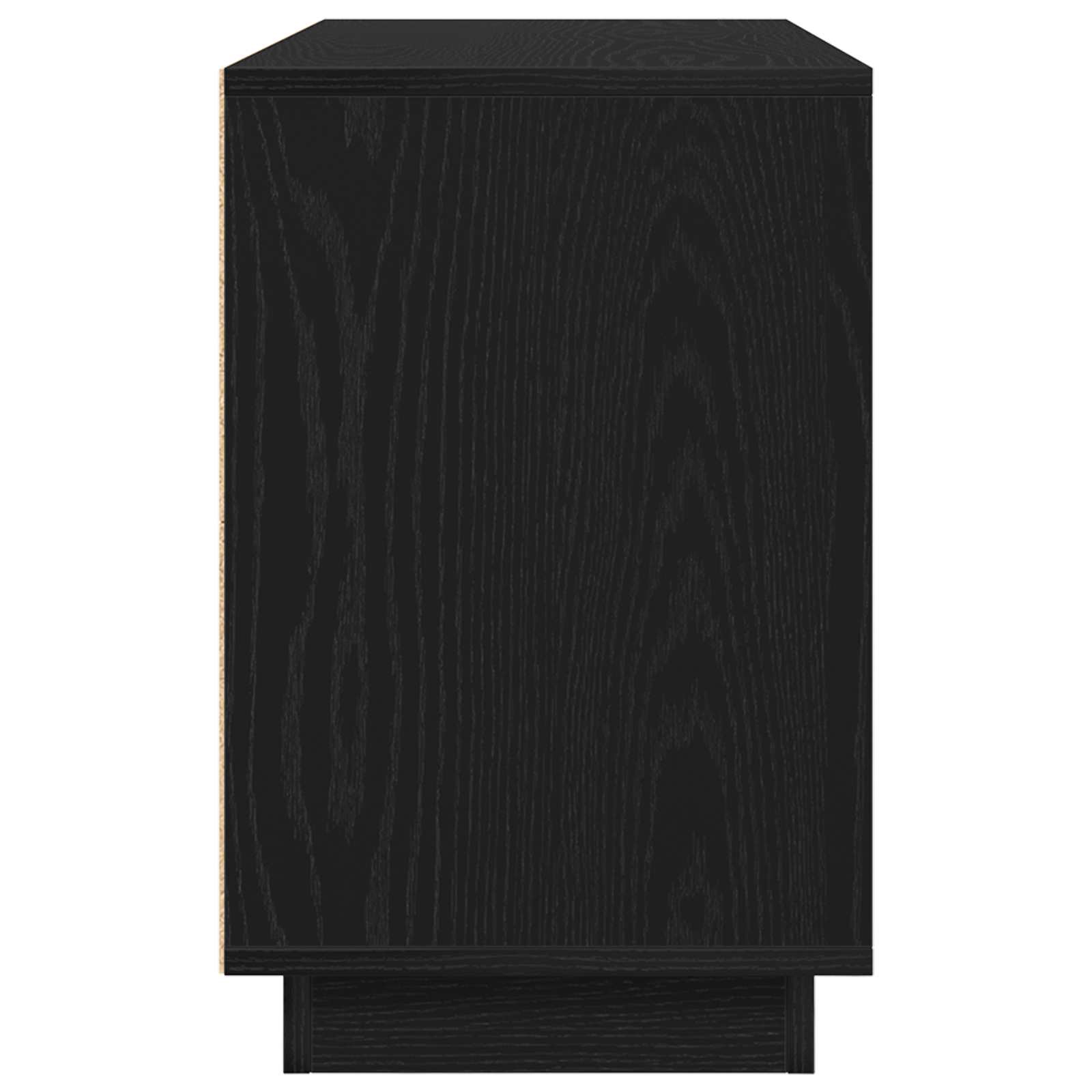 Vitrina Roble Negro 102 x 35 x 55 cm Madera contrachapada