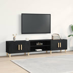 Gabinete de TV Roble Negro 180 x 31,5 x 40 cm