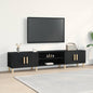Gabinete de TV Roble Negro 180 x 31,5 x 40 cm