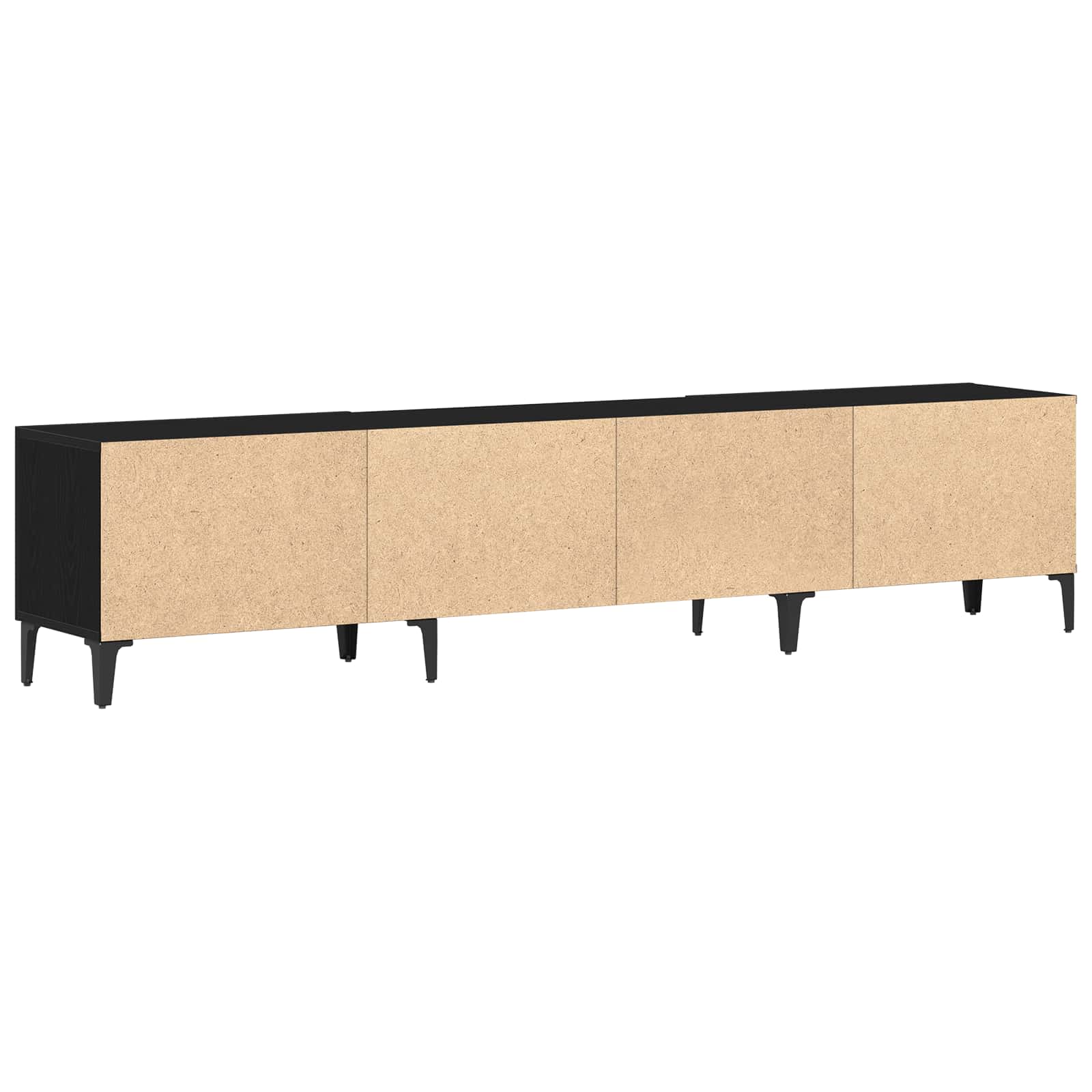Gabinete de TV Roble Negro 180 x 31,5 x 40 cm