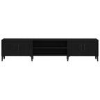 Gabinete de TV Roble Negro 180 x 31,5 x 40 cm