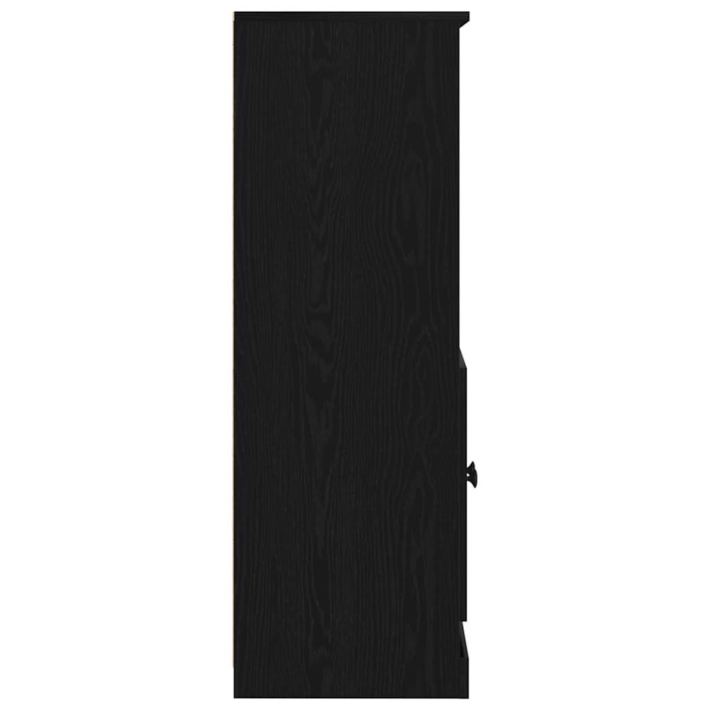 Highboard Roble Negro 60 x 35.5 x 103.5 cm Madera contrachapada