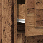 Escritorio con cajón Madera envejecida 50 x 115 x 75 cm