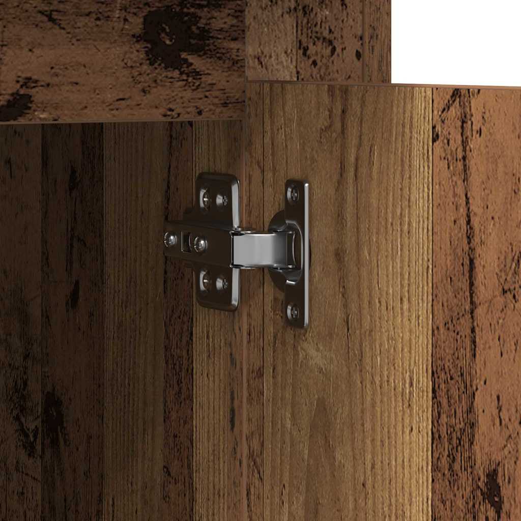 Escritorio con cajón Madera envejecida 50 x 115 x 75 cm